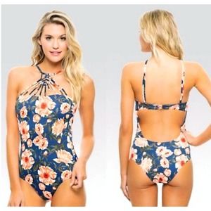 Tory praver floral swimsuit